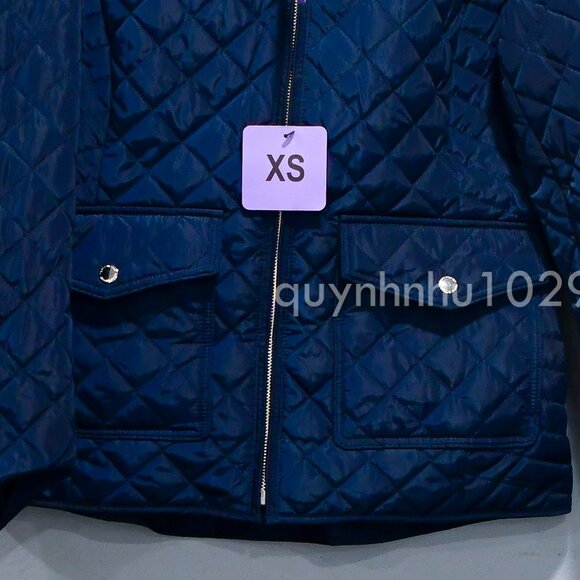 Tommy Hilfiger Ladies' Quilted Jacket in blue - Picture 3 of 7
